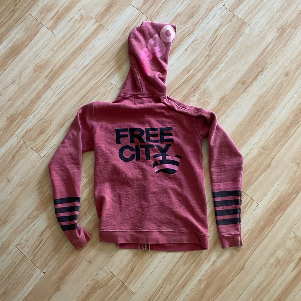Free City Let Go Zip Hoodie Size 1 Small Used